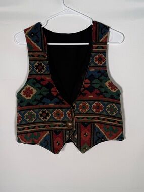 VINTAGE SOUTHWESTERN VEST 🪶🧵